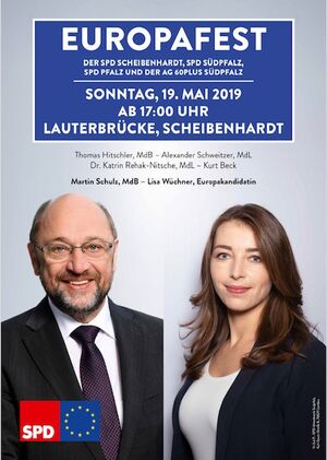 Martin Schulz und Lisa Wüchner